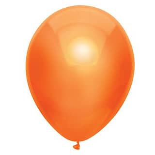 Ballonnenset van 100 stuks met metallic oranje ballonnen