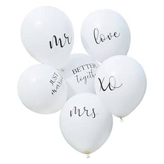 Ballonnen - Bundel Huwelijk - 6 stuks