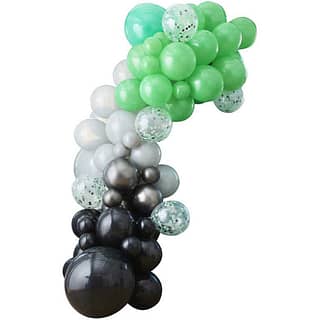 Ballonnenboog Kit Zwart Groen Grijs