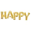 Folieballon ‘Happy’ Goud - 76 cm