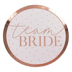 Bordjes Team Bride Rosé Goud - 8 stuks