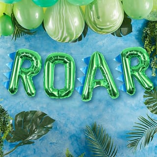 Folie Letters ‘Roar’ Dinosaurus - Groen