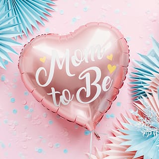 Hart Rosé Goud Mom to Be - 35 centimeter
