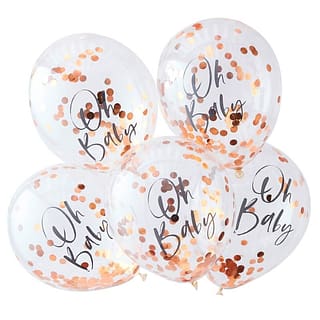 Confetti Ballonnen 'Oh baby'